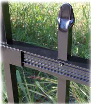 Detail of Alumabella and the screw Cover